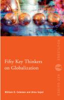 Fifty Key Thinkers on Globalization.