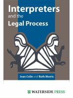 Interpreters and the Legal Process.