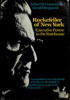 Rockefeller of New York : Executive Power in the Statehouse /