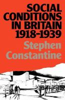 Social conditions in Britain, 1918-1939