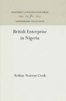 British Enterprise in Nigeria /