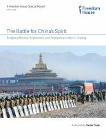 Battle for China's spirit religious revival, repression, and resistance under Xi Jinping /