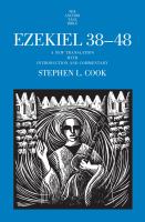 Ezekiel 38-48 : a new translation with introduction and commentary /