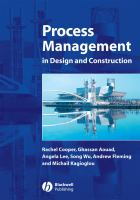 Process Management in Design and Construction.