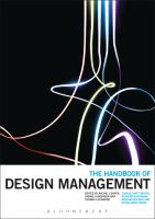 The Handbook of Design Management.