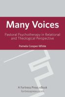 Many voices : pastoral psychotherapy in relational and theological perspective /