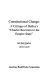 Constitutional change : a critique of Dullea's "Charter revision in the Empire State" /