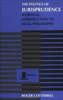 The politics of jurisprudence : a critical introduction to legal philosophy /