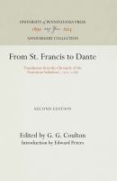 From St. Francis to Dante /