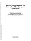 Alternative Technologies for the Destruction of Chemical Agents and Munitions.