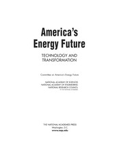 America's Energy Future : Technology and Transformation.