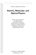 Atomic, Molecular, and Optical Physics.