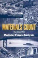 Materials Count : The Case for Material Flows Analysis.