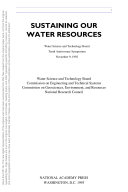 Sustaining Our Water Resources.