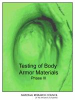 Testing of Body Armor Materials : Phase III.