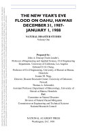 The New Year's Eve Flood on Oahu, Hawaii : December 31, 1987 - January 1 1988.