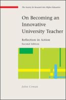 On Becoming an Innovative University Teacher.