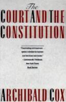 The court and the constitution /