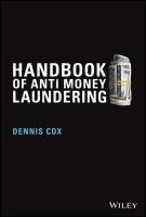 Handbook of anti-money laundering