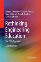 Rethinking engineering education the CDIO approach