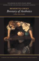 Breviary of aesthetics : four lectures /