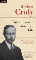 The promise of American Life /