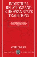 Industrial relations and European state traditions