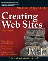 Creating web sites bible