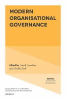 Modern Organisational Governance.