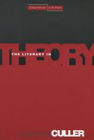 The literary in theory /