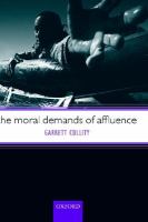 The moral demands of affluence /