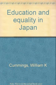 Education and equality in Japan /