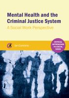 Mental health and the criminal justice system a social work perspective /
