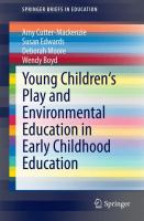 Young children's play and environmental education in early childhood education