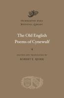 The Old English poems of Cynewulf /