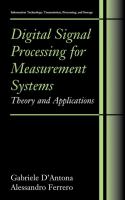 Digital signal processing for measurement systems : theory and applications /