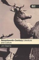 Seventeenth Century Literature and Culture.