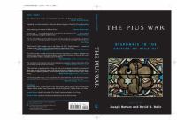 The Pius War : Responses to the Critics of Pius XII.