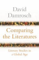 Comparing the literatures : literary studies in a global age /