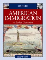 American Immigration : A Student Companion.