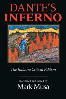 Dante's Inferno : the Indiana critical edition /