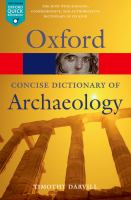 The concise Oxford dictionary of archaeology