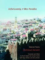 Unfortunately, it was paradise : selected poems /