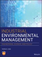 Industrial Environmental Management : Engineering, Science, and Policy.
