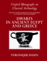 Dwarfs in ancient Egypt and Greece /