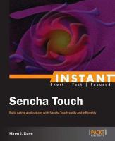 Instant Sencha Touch.