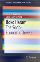 Boko Haram The Socio-Economic Drivers /