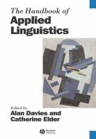The Handbook of Applied Linguistics.
