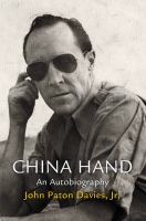 China Hand, an autobiography