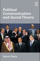 Political Communication and Social Theory.